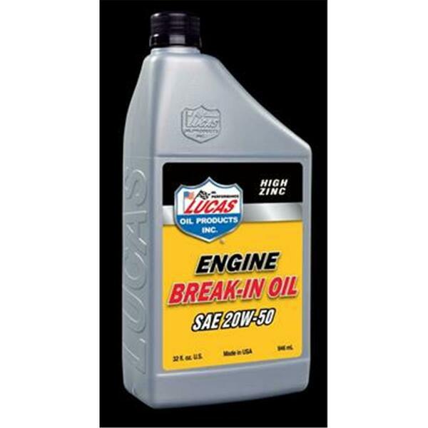 Lucas Oil 10635 High Zinc Engine Break-In Oil L44-10635